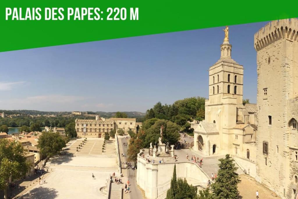 شقة La Cachette De L'Horloge - Ac Clim - Wifi - 100M Palais Des Papes أفينيون المظهر الخارجي الصورة