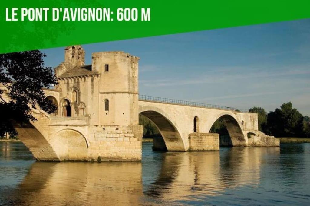 شقة La Cachette De L'Horloge - Ac Clim - Wifi - 100M Palais Des Papes أفينيون المظهر الخارجي الصورة